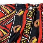 (2XL) African Tribal Print Red Women Wrapper Skirt - Image 4