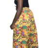 (One Size) Wide Leg Women Multicolor Ghana Pants - Image 3