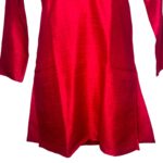 (Medium) Middle Eastern Style Men Red Traditional Long Top / Shirt - Image 3