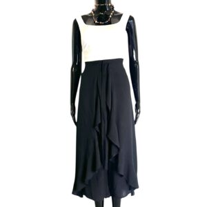 (Small) Black Women Flowing Gaucho Pant Wrapper
