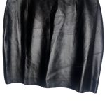 (Medium) 90s Vintage 100% Leather Women Black Short Skirt - Image 3