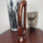 Brown Wooden African Circle of Love Carving