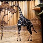 Wooden Brown & Black Africa Animals Framed 3D Framed Picture - Image 3