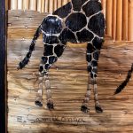 Wooden Brown & Black Africa Animals Framed 3D Framed Picture - Image 6
