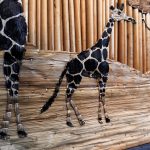 Wooden Brown & Black Africa Animals Framed 3D Framed Picture - Image 7