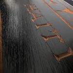 Wooden Carved Caribbean Island, Haitian Black Jewelry Box - Image 4