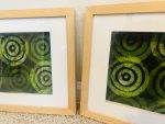 Green African Print Framed Wall Home Decor (Two Pictures) - Image 4