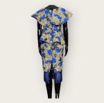 Blue and Brown Women Two Piece Ankara Print Blouse and Skirt - Image 6