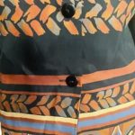 (Medium) Vintage Black Women Vest with Tribal Patterns - Image 4