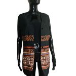 (Medium) Vintage Black Women Vest with Tribal Patterns - Image 3