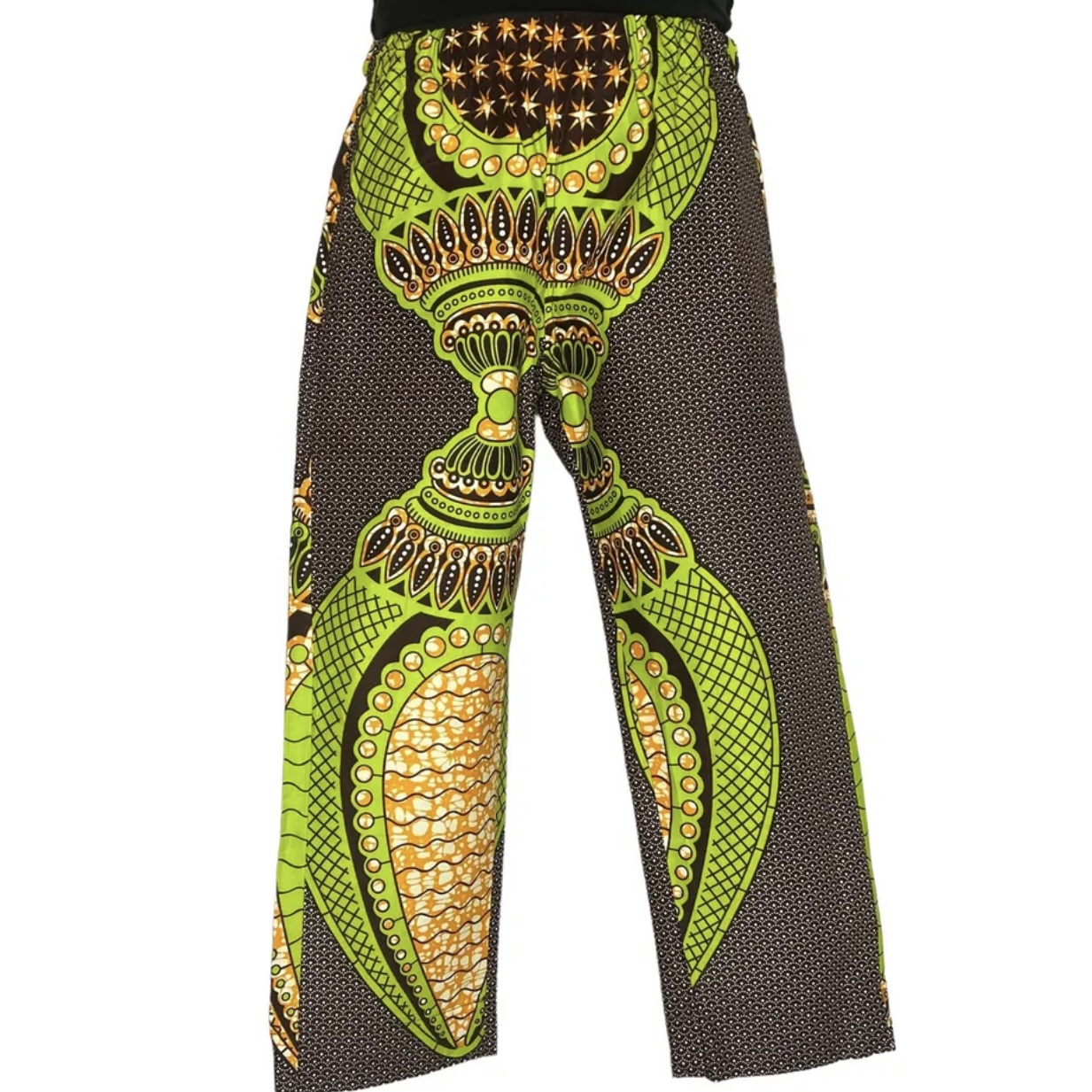 Screenshot (Kids Large) Ankara, Print Girl, Green Design Pants - Image 1