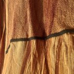 (One Size) African Women Burnt Orange Three Piece Scarf, Dress, & Cardigan - Image 11