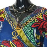 Multicolor Women African Print Small Blouse - Image 3