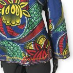 Multicolor Women African Print Small Blouse - Image 5
