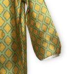 (Size-8) Boys Silk Mid East Style Green And Yellow Caftan Shirt - Image 4