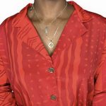 (2XL) Red Vintage Tribal Print Women Long Blouse - Image 7