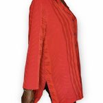 (2XL) Red Vintage Tribal Print Women Long Blouse - Image 6