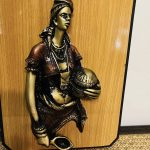 African Woman Gold, Brown, and Black 3D Wall Decor - Image 4