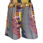 Girl Stretch African Print Romper - Image 4