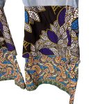 (3XL) High Waist Blue Jean Flair Out Ankara Print Women Pants - Image 6
