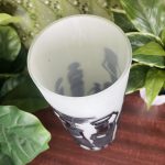 Black & Ivory Traditional African People Home Decor Glass Vase - Image 7
