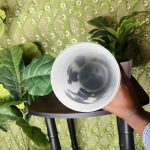 Black & Ivory Traditional African People Home Decor Glass Vase - Image 8