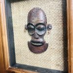 African Mask Framed Wall Home Decor (Two Pictures) - Image 3