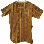 (3T) Burnt Orange Toddler Boy Dashiki Top