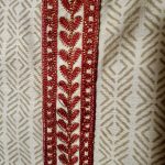 (Large) Long African/ Middle East Style Beige Men Top - Image 4