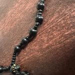 Black Beaded Tribal Africa Pendant Acrylic Ethnic Necklace Jewelry - Image 3