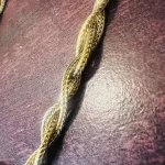 Gold Long Circle Connection Chain Necklace - Image 7