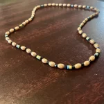African Stretchy Champaign Color Oval waist beads, Belly Beads
