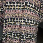 (One Size) Vintage Black & Burgundy Tribal Print Women Duster - Image 5