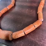 Igbo Nigerian Orange Coral Beads - Image 3