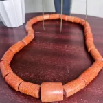 Igbo Nigerian Orange Coral Beads