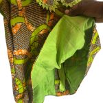 (XL) Ankara Print African Lime Green Circled Women Blouse - Image 8