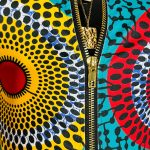 African Print Multicolor Stretchy Women Long Sleeve Short Romper/ Body Suit - Image 5