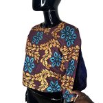 (S/M) Colorful African Print Women Slit Sleeve Blouse Shirt - Image 3