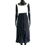 (Small) Black Women Flowing Gaucho Pant Wrapper