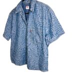 (Medium) Blue Jean Retro Look Levi’s Collar Shirt - Image 2