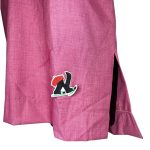 (Large) African Pink Nigerian Senator Style Men Two Piece Top & Pants - Image 3
