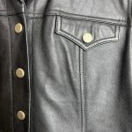 (L/XL) 90s Vintage 100% Leather Women Black Jacket - Image 3