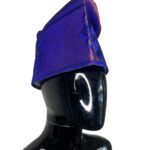 African, Nigerian Yoruba Purple Fila Traditional Head Cap/ Hat (B) - Image 4
