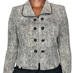 (Large) Vintage Women Formal Long Sleeve Button Up Collar Shirt - Image 4