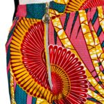 African Print Women Multicolored Shorts - Image 4