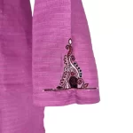 (Medium) Pink Mid East Style African Men Long Formal Top/ Shirt - Image 5