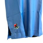 (Large) African Nigerian Senator Style Blue Top & Bottom Two Piece Outfit #1 - Image 6