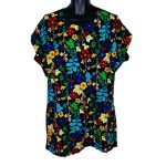 (Large) Flower African Print Men Agbada Kaftan Shirt