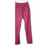 (Large) African Pink Nigerian Senator Style Men Two Piece Top & Pants - Image 9