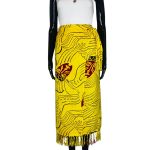 (2XL) Yellow Tribal Style Women Long Wrapper/Skirt - Image 2